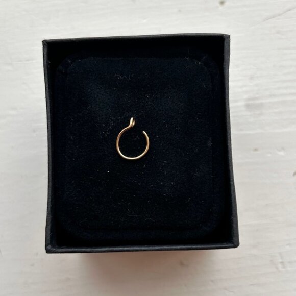 Adjustable Fake/Faux 14k Gold filled Nose Ring - Picture 1 of 2